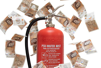 What are P50 fire extinguishers?